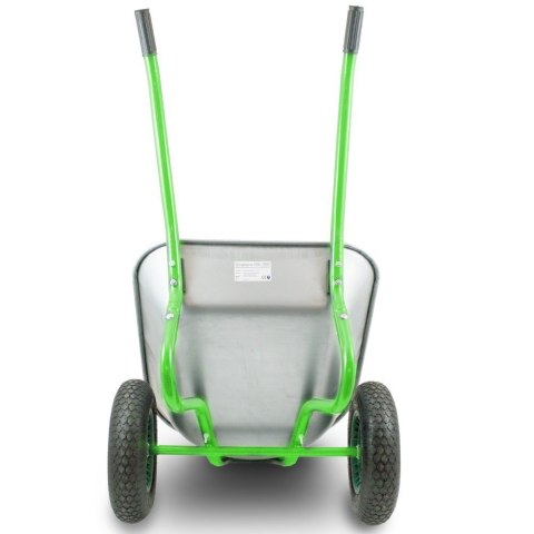 Taczka dwukołowa 100L 150 kg jasnozielona Eu-trade