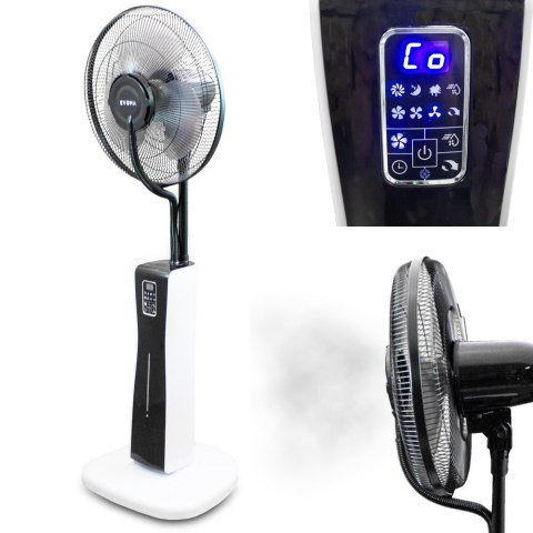 Wentylator LED z nawilżaczem powietrza Bituxx