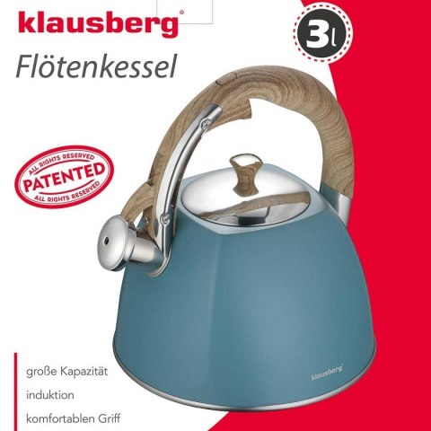 CZAJNIK Z GWIZDKIEM KLAUSBERG 3L KB-7499 KLAUSBERG CZAJNIK Z GWIZDKIEM KLAUSBERG 3L KB-7499 KLAUSBERG