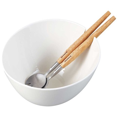 PORCELANOWA MISA DO SAŁAT Z PRZYBORAMI KLAUSBERG KB-7787 BIAŁA KLAUSBERG PORCELANOWA MISA DO SAŁAT Z PRZYBORAMI KLAUSBERG KB-7787 BIAŁA KLAUSBERG