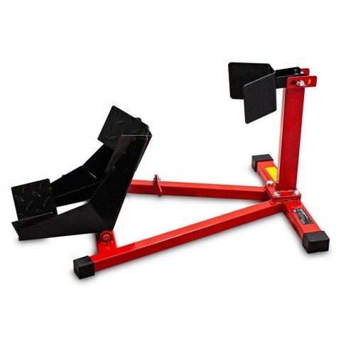 Stojak przedni do motocykla czerwono-czarny solidny uniwersalny stabilny Bituxx