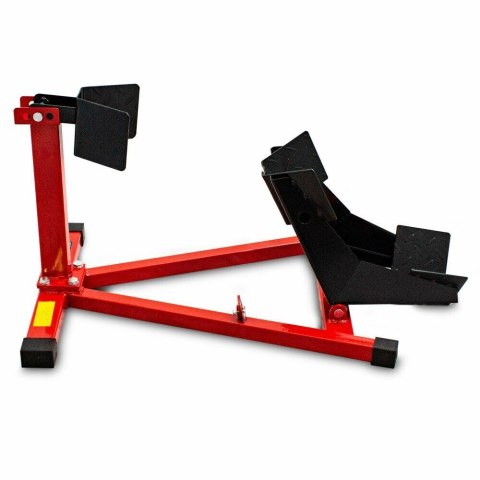 Stojak przedni do motocykla czerwono-czarny solidny uniwersalny stabilny Bituxx