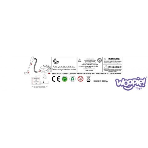WOOPIE Zestaw Sprzątający Odkurzacz Funkcja Ssania + 6 Akc. Woopie WOOPIE Zestaw Sprzątający Odkurzacz Funkcja Ssania + 6 Akc. Woopie