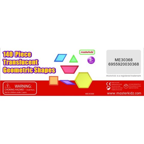 MASTERKIDZ Zestaw Klocki Montessori Tangram Mozaika 140 el. Masterkidz