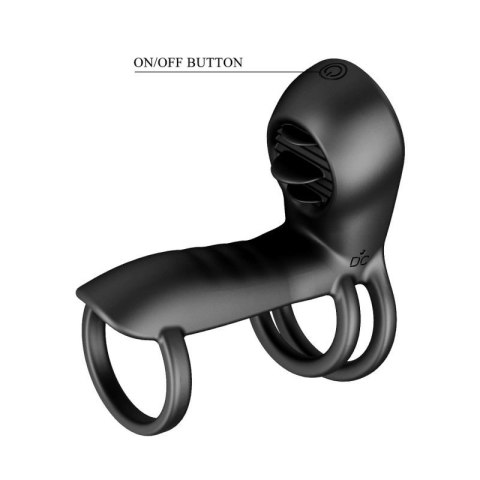 PRETTY LOVE - VIBRATING PENIS SLING Jammy, 12 vibration functions 12 licking settings Memory function Boss of toys