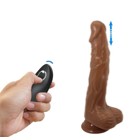 BAILE - Bodach 7,8&#039;&#039;, 7 vibration functions 7 rotation functions Thrusting Wireless remote control Suction base Boss of toys