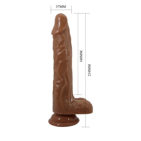 BAILE - Bodach 7,8&#039;&#039;, 7 vibration functions 7 rotation functions Thrusting Wireless remote control Suction base Boss of toys