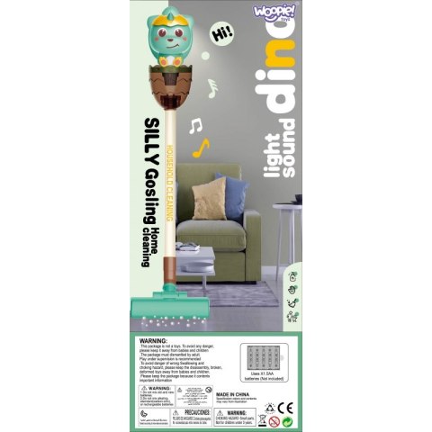 WOOPIE Interaktywny Odkurzacz Dino 3w1 Funkcja Ssania Światło Dźwięk Woopie WOOPIE Interaktywny Odkurzacz Dino 3w1 Funkcja Ssania Światło Dźwięk Woopie