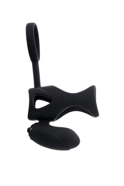 Black & Red, Penis ring with vibration, clitoral stimulation, silicone, black 14.5 cm Boss of toys Black & Red, Penis ring with vibration, clitoral stimulation, silicone, black 14.5 cm Boss of toys