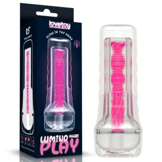 8.5&#039;&#039; Lumino Play Masturbator - Pink Glow Boss of toys