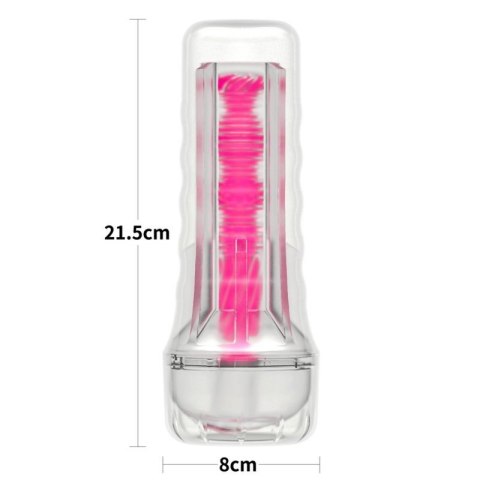 8.5&#039;&#039; Lumino Play Masturbator - Pink Glow Boss of toys