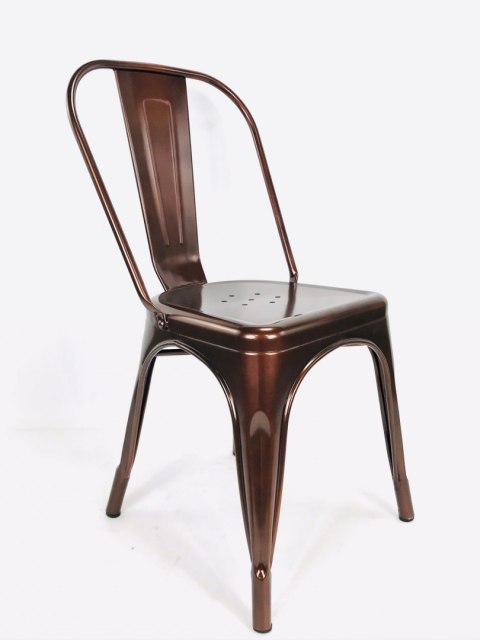 Krzesło metalowe loft metalowe loft CORSICA COPPER II GATUNEK Lugano