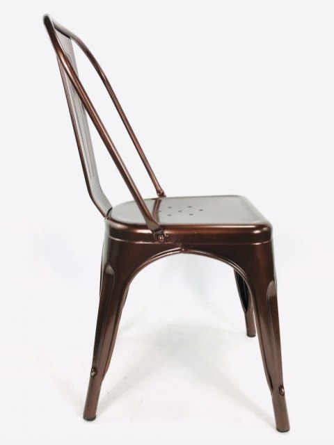 Krzesło metalowe loft metalowe loft CORSICA COPPER II GATUNEK Lugano