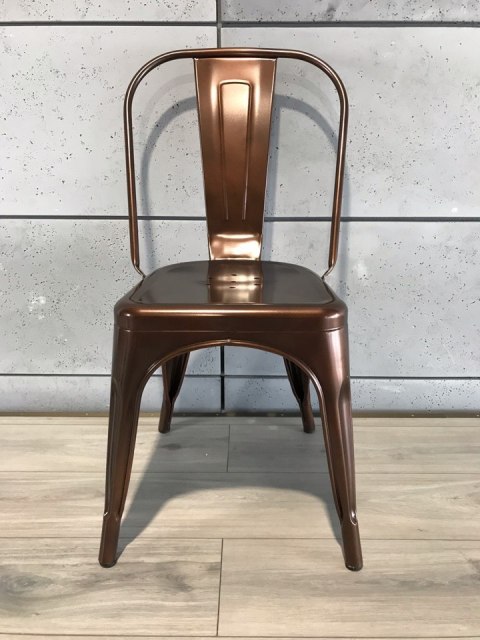 Krzesło metalowe loft metalowe loft CORSICA COPPER II GATUNEK Lugano