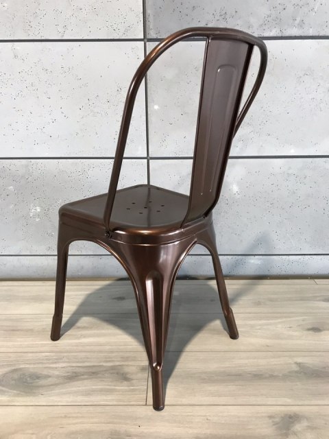 Krzesło metalowe loft metalowe loft CORSICA COPPER II GATUNEK Lugano