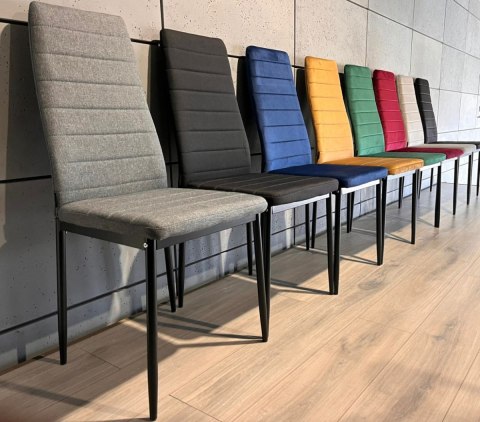 Krzesło tapicerowane VALVA LINE VELVET BURGUNDY Lugano