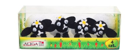 Owieczki wys. 3,5cm 4szt. WKZ-5120 Owieczki wys. 3,5cm 4szt. WKZ-5120