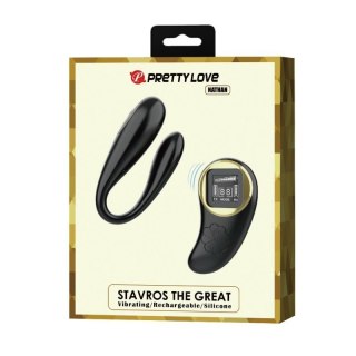 PRETTY LOVE - Nathan, Wireless remote control 9 speed levels 10 vibration functions, ABS Silicone , USB rechargeable Boss of toys