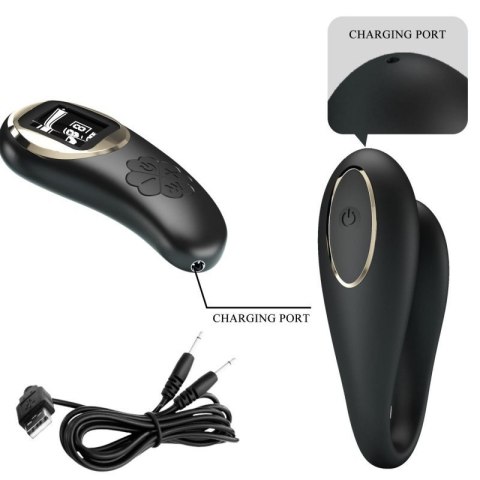 PRETTY LOVE - Nathan, Wireless remote control 9 speed levels 10 vibration functions, ABS Silicone , USB rechargeable Boss of toys