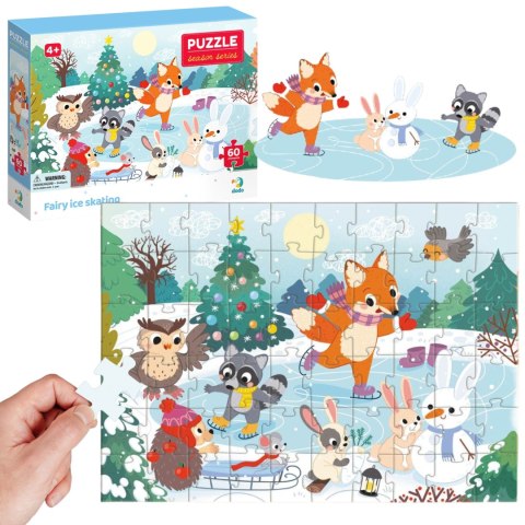 Puzzle Zabawa na łyżwach, 60 el. 300410 Puzzle Zabawa na łyżwach, 60 el. 300410
