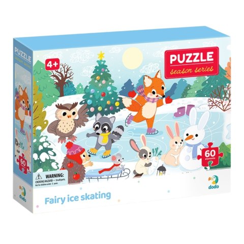 Puzzle Zabawa na łyżwach, 60 el. 300410 Puzzle Zabawa na łyżwach, 60 el. 300410