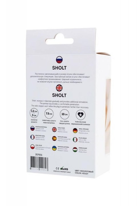 Anal Plug Sholt Boss of toys