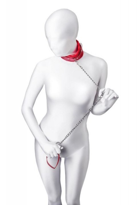 Anonymo collar, PU leather, red Boss of toys Anonymo collar, PU leather, red Boss of toys