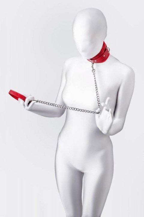 Anonymo collar, PU leather, red Boss of toys Anonymo collar, PU leather, red Boss of toys