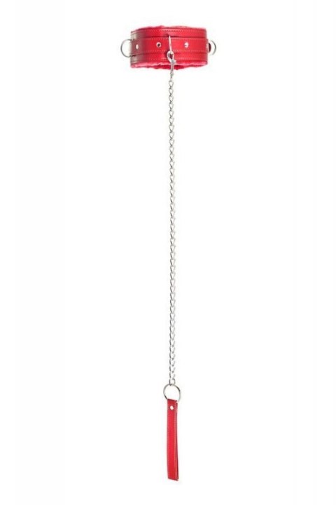 Anonymo collar, PU leather, red Boss of toys Anonymo collar, PU leather, red Boss of toys