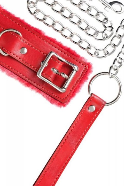Anonymo collar, PU leather, red Boss of toys Anonymo collar, PU leather, red Boss of toys