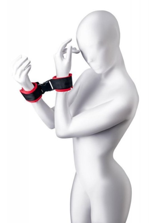 Anonymo handcuffs, velour, red, 24 cm Boss of toys