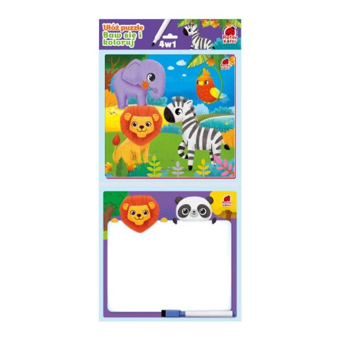 Gra edukacyjna Roter Käfer 4 w 1. Zoo. RK1060-02 Gra edukacyjna Roter Käfer 4 w 1. Zoo. RK1060-02
