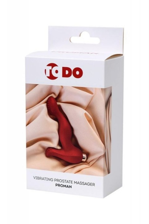 ToDo Proman Red Vibrating Prostate Massager Boss of toys ToDo Proman Red Vibrating Prostate Massager Boss of toys