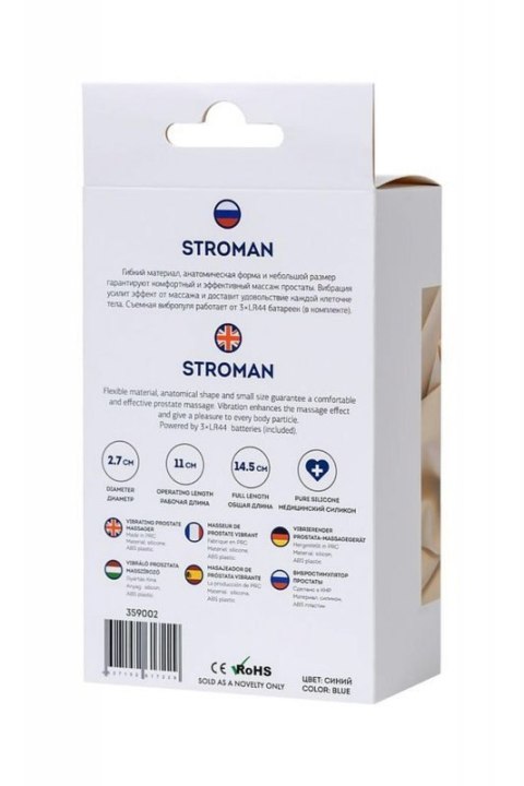 ToDo Stroman Blue Vibrating Prostate Massager Boss of toys ToDo Stroman Blue Vibrating Prostate Massager Boss of toys