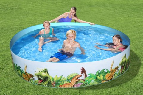 Basen Ogrodowy dla dzieci Dinozaury BESTWAY 244x46cm 8FT Basen Ogrodowy dla dzieci Dinozaury BESTWAY 244x46cm 8FT