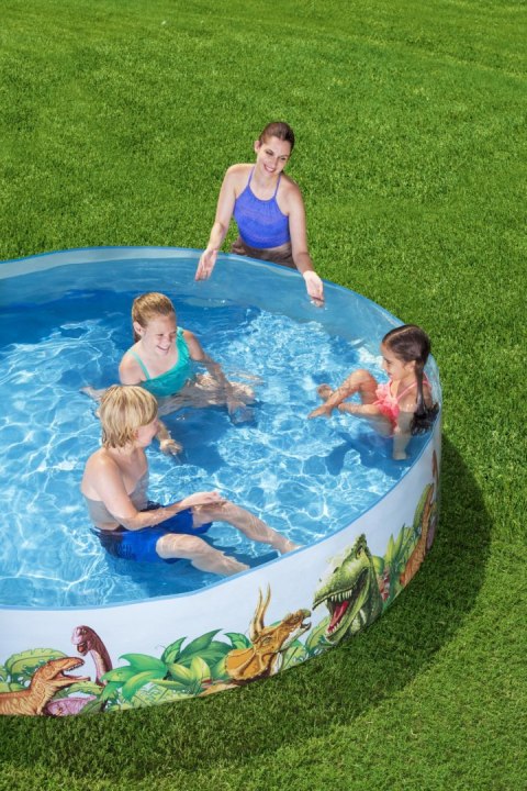 Basen Ogrodowy dla dzieci Dinozaury BESTWAY 244x46cm 8FT Basen Ogrodowy dla dzieci Dinozaury BESTWAY 244x46cm 8FT