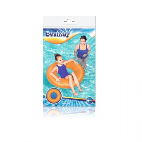 Koło do Pływania Pomarańczowe Neon 91 cm BESTWAY Koło do Pływania Pomarańczowe Neon 91 cm BESTWAY