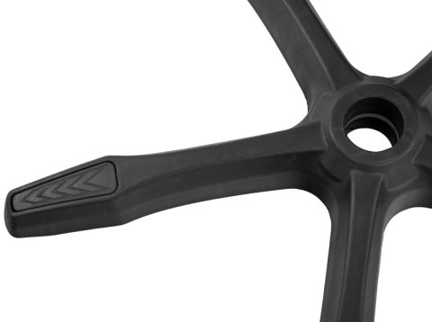 Podstawa fotela obrotowego XL, plastikowa 66 cm Lugano