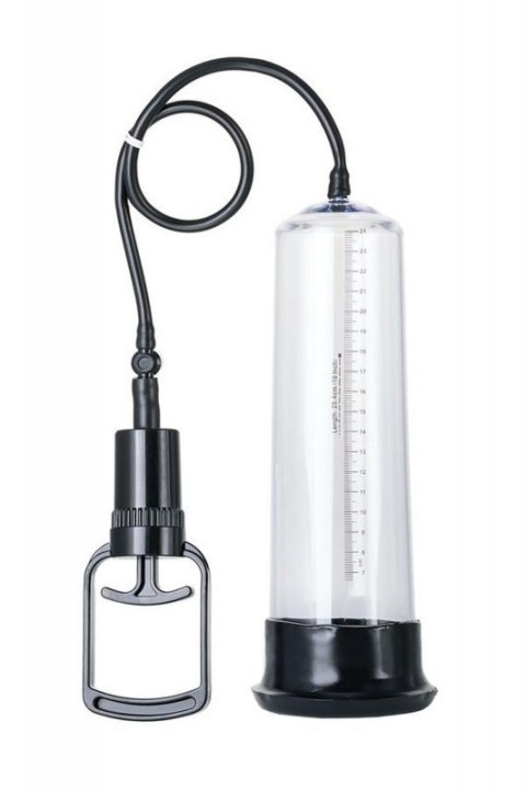 A-TOYS, Penis Pump, PVC, Transparent, 27.5 cm, 3 cock rings included Boss of toys