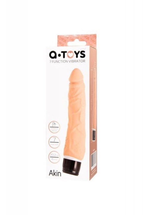 A-TOYS, Realistic Multi-Speed Vibrator, Silicone, Vibration Modes, 17.2 CM Boss of toys