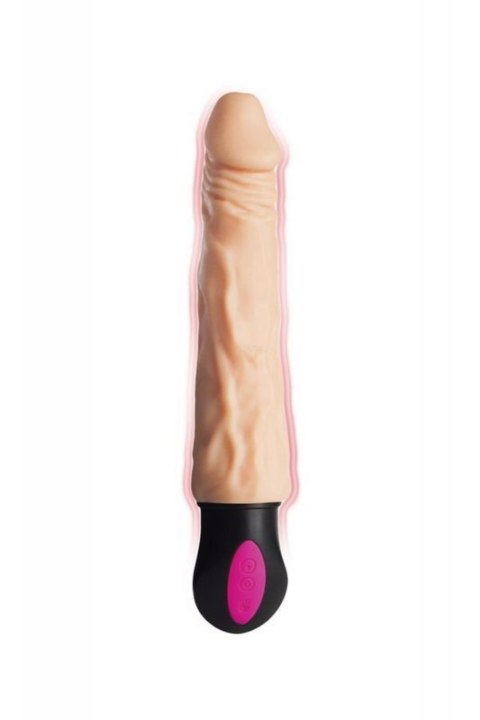 A-TOYS Realistic Vibrator with heating, TPE, 12 Modes, bendable, recharble Boss of toys