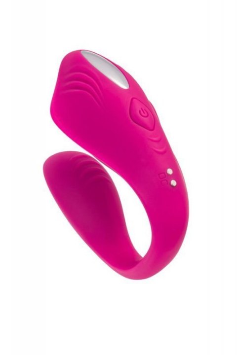 A-TOYS Vibrator for couples Cobrum, silicone, pink, 9.6 cm Boss of toys