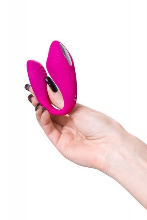 A-TOYS Vibrator for couples Cobrum, silicone, pink, 9.6 cm Boss of toys