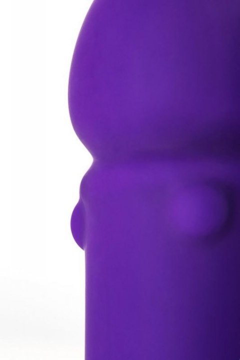 A-TOYS, Vibrator with clitoral stim, Silicone, Purple, 18 cm Boss of toys