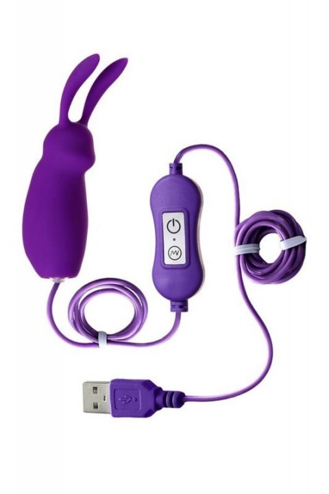 A-TOYS, Vibro egg 'Bunny', with control panel, silicone, violet Boss of toys A-TOYS, Vibro egg 'Bunny', with control panel, silicone, violet Boss of toys