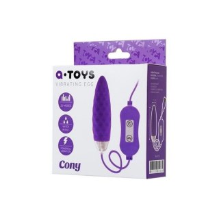 A-TOYS, Vibro egg &#039;Cony&#039;, with control panel, silicone, violet Boss of toys