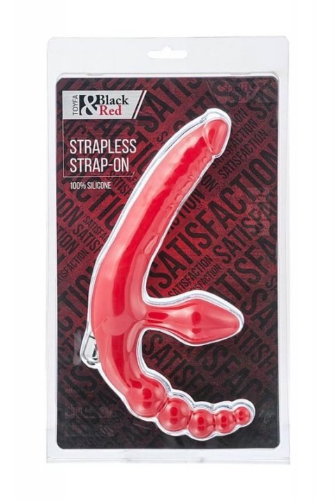 Black & Red, Beltless strapon with vibro-bullet, moisture-resistant, silicone, red 35 cm Boss of toys Black & Red, Beltless strapon with vibro-bullet, moisture-resistant, silicone, red 35 cm Boss of toys