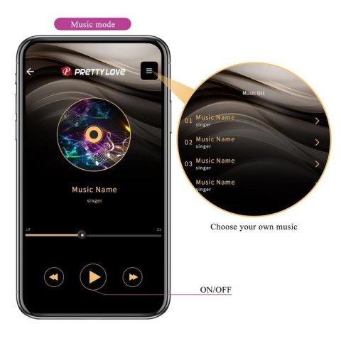 FRANZ, 10 vibration functions Mobile APP remote control Boss of toys