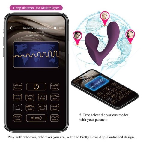 FRANZ, 10 vibration functions Mobile APP remote control Boss of toys
