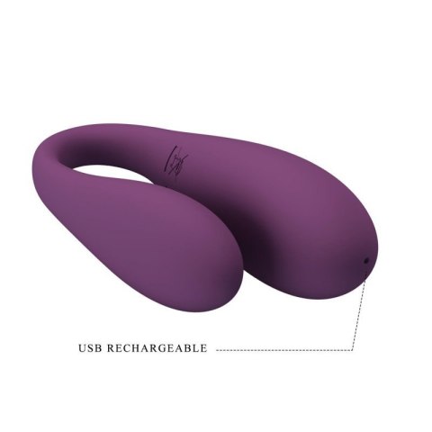 PRETTY LOVE - August, Mobile APP Long-distance Control 12 vibration functions, ABS Silicone, USB rechargeable Boss of toys